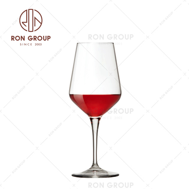 Premium lead free Wedding party catering transparent Czech Crystal goblet 