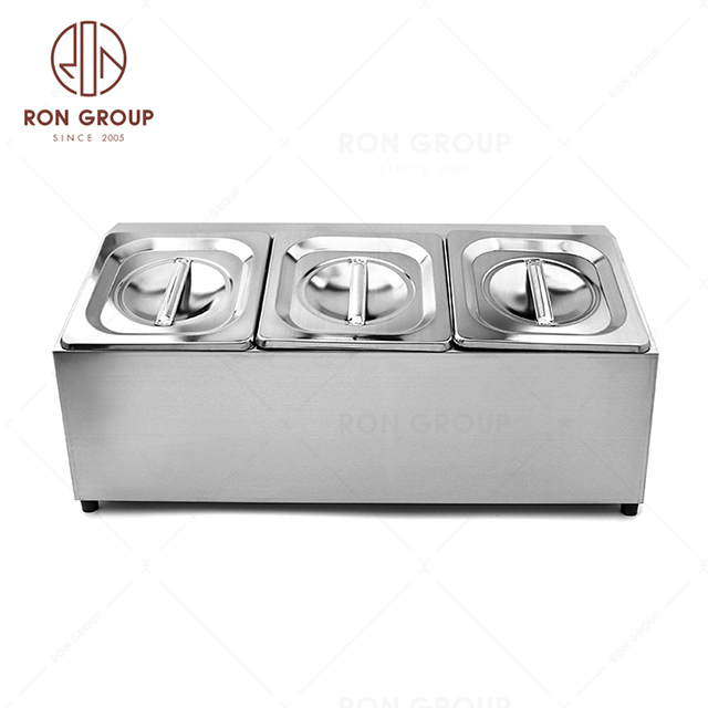 Multipurpose Single Row Stainless Steel GN PAN rack with three grids