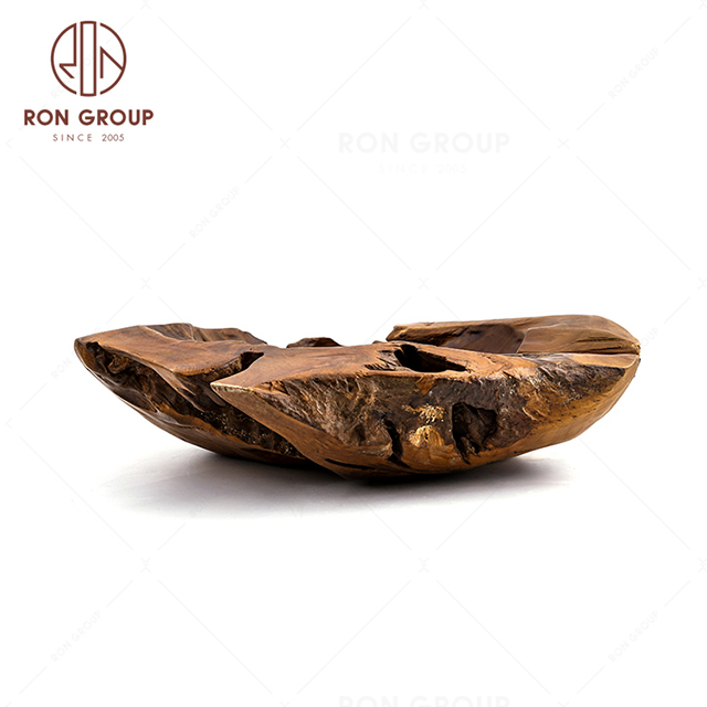 Special shape high quality wooden salad bowls snack bowls