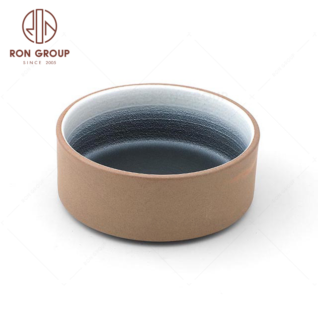 RNPCT2024Y-5N  5.25" deep bowl Terracotta tableware family Dinnerware For Restaurant Hotel Party