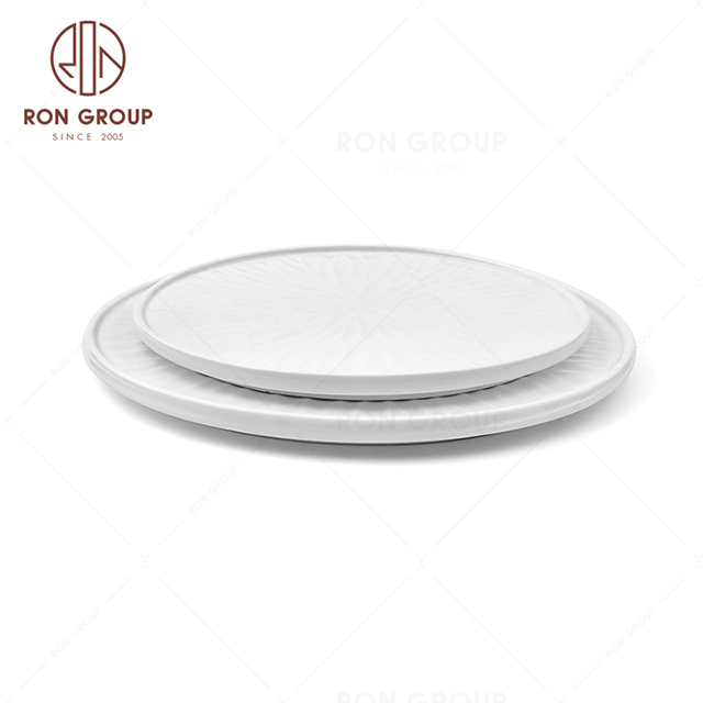 Royal Classic Embossed Dinnerware Eco Friendly Wedding Plates Sets