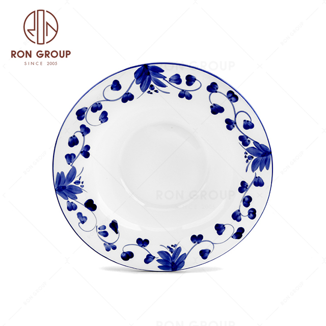 RNPCE018-Wholesale Rattan Flower Style Restaurant Hotel Bar Cafe Wedding Random Plate