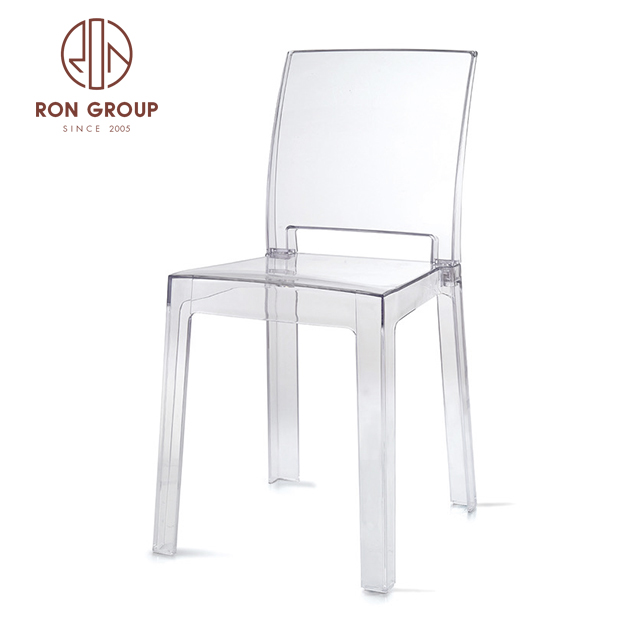 Foshan Factory Wholesale Crystal Acrylic PC Tiffany Chair For Wedding Event