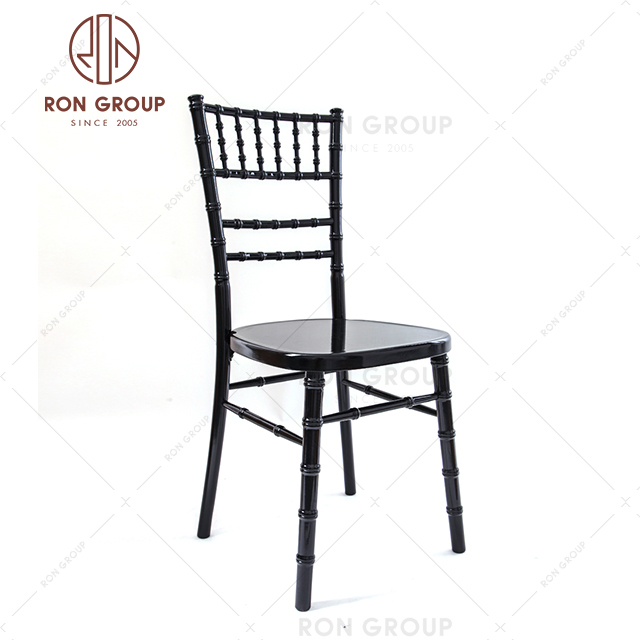 China beech wooden chairs stacking chiavari tiffany black event wedding chair
