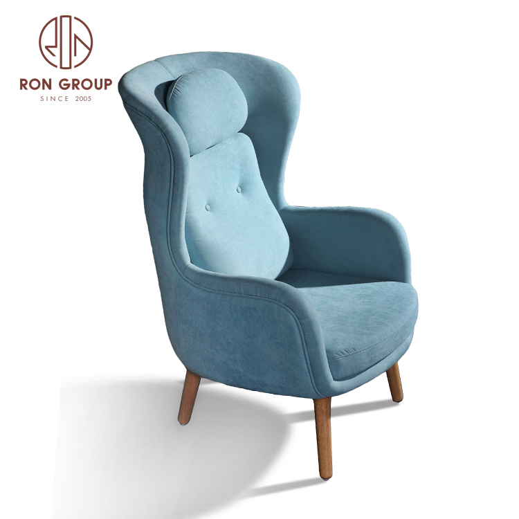 Hotel lounge furniture supplier High density foam Pashm leisure chair for office