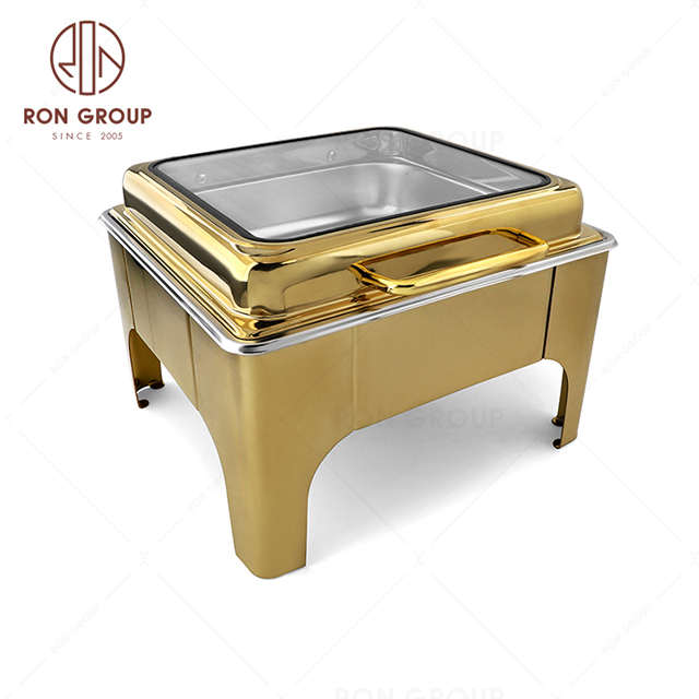 RNBF2206-8 Rectangular Hydraulic Buffet Stove Visual Buffet Stove Large Glass Stove