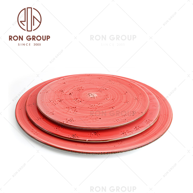porcelain hard crockery pie plate dinnerware 