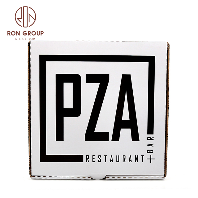Recyclable price customized logo colorful pizza paper corrugated box