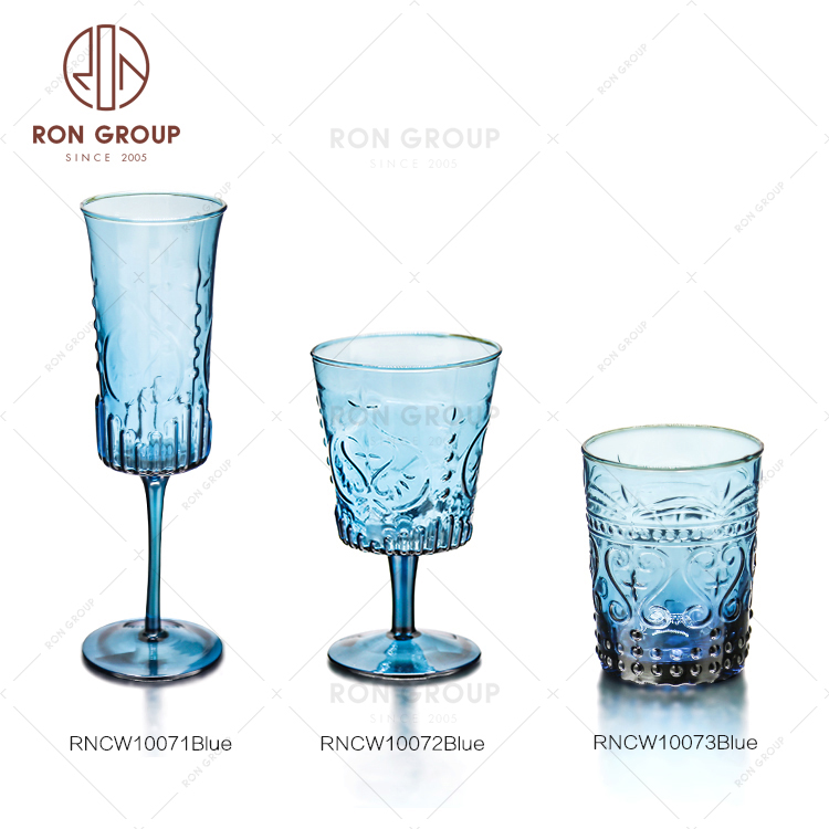 wedding used glassware set vintage crystal weird unique cocktail glass