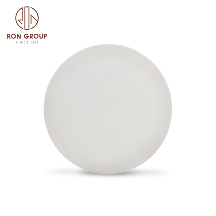 Dishwasher safe dinning service wedding supplier white ceramic plates for weddings