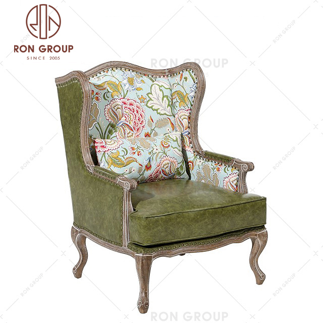 2019 latest modern design furniture wooden leather wedding sofa