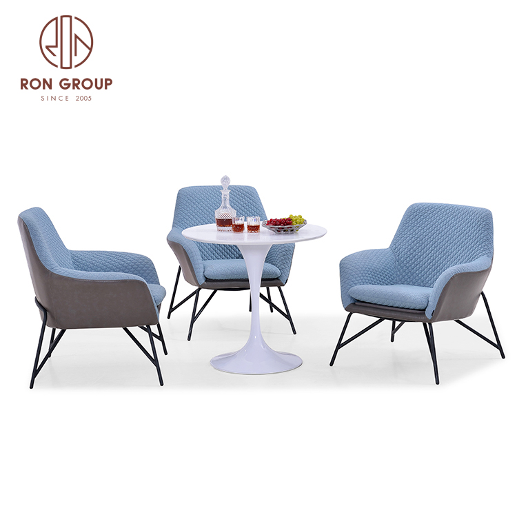 Commercial high quality leisure sofa coffee shop chair 
